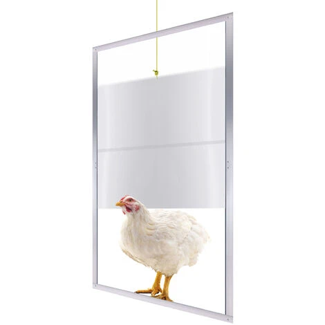 AUFUN Automatique De Poulailler- Porte à Poulet En Métal Robuste, La Porte Du Capteur De Lumière, Porte En Aluminium(30x30cm) 1 AUFUN Automatique De Poulailler- Porte à Poulet En Métal Robuste, La Porte Du Capteur De Lumière, Porte En Aluminium(30x30cm)