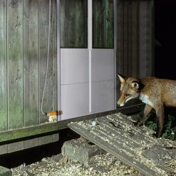 AUFUN Porte De Poulailler Automatique, 30W Porte De Poulailler En Aluminium, Résiste Aux Prédateurs, Pour Les Poulets/poules/oies（ 30 X 30cm） -Trixie || Flamingo Soldes Magasin 85430960 4