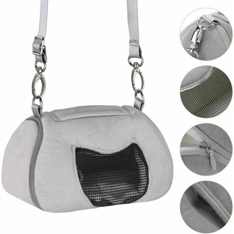 Sac De Pour Hamster Sac à Dos De Voyage Portable Poche Sortante Respirante Pour Hérisson Animaux De Compagnie Planeur En Sucre Chinchilla Cochon D'Inde Et écureuil 3 Sac De Pour Hamster Sac à Dos De Voyage Portable Poche Sortante Respirante Pour Hérisson Animaux De Compagnie Planeur En Sucre Chinchilla Cochon D'Inde Et écureuil – Image 3