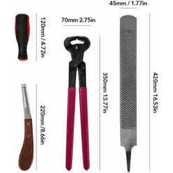 Cisailles Fer à Cheval, Grandes Limes à Dalles, équipement D'écurie -Trixie || Flamingo Soldes Magasin 86382070 5