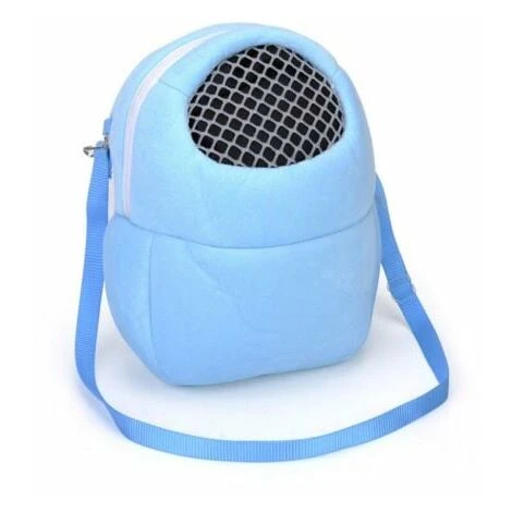 Lune-Sac De Transport Hamster, Sac Transport Lapin Petit Sac De Voyage Portable Respirant Avec Bandoulière Pour Petits Animaux Hérisson écureuil Lapin Sac De Transport Pour Hamster(Bleu-2722cm) 3 Lune-Sac De Transport Hamster, Sac Transport Lapin Petit Sac De Voyage Portable Respirant Avec Bandoulière Pour Petits Animaux Hérisson écureuil Lapin Sac De Transport Pour Hamster(Bleu-2722cm) – Image 3