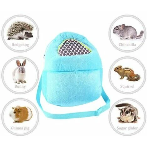 Orchidée-Sac De Transport Hamster, Sac Transport Lapin Petit Sac De Voyage Portable Respirant Avec Bandoulière Pour Petits Animaux Hérisson écureuil Lapin Sac De Transport Pour Hamster(Bleu-2722cm) 4 Orchidée-Sac De Transport Hamster, Sac Transport Lapin Petit Sac De Voyage Portable Respirant Avec Bandoulière Pour Petits Animaux Hérisson écureuil Lapin Sac De Transport Pour Hamster(Bleu-2722cm) – Image 4