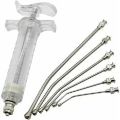 Seringue D'alimentation Tubes D'alimentation Pour Bébé Oiseaux Seringue D'alimentation à La Main Pour Perroquet Avec 6 Tubes De Gavage Incurvés (20ML)
