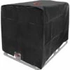 Bâche De Réservoir D'eau, Bâche Couverture Réservoir IBC Pour Cuve 1000L, Capôt De Protection Container Citerne Eau, Anti-poussière Anti-UV Anti-Pluie, 120x100x116cm (le Noir)