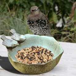 Bains D'oiseaux Rond Avec Deux Oiseaux Décoratifs En Céramique Pour Oiseaux Sauvages Abreuvoir Oiseaux Exterieur Abreuvoir Oiseau Mangeoire Oiseaux Exterieur Sur Pied -Trixie || Flamingo Soldes Magasin 88768770 4