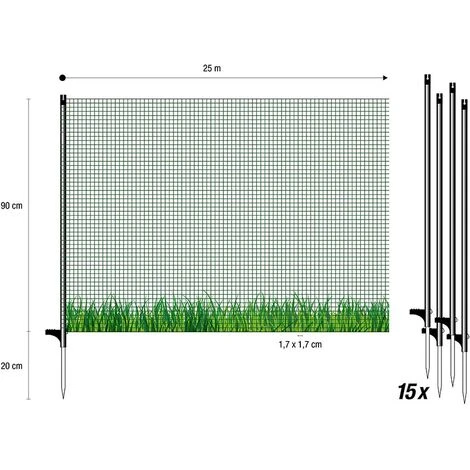 Filet Flex Petites Mailles 25 M , H 0.90 M 3 Filet Flex Petites Mailles 25 M , H 0.90 M – Image 3