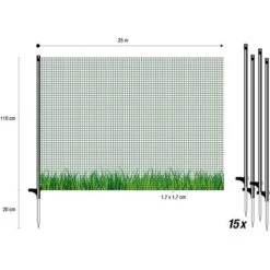 Filet Flex Petites Mailles 25 M , H 1.10 M -Trixie || Flamingo Soldes Magasin 89048515 3