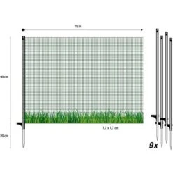 Filet Flex Petites Mailles 15 M , H 0.90 M 8 Filet Flex Petites Mailles 15 M , H 0.90 M -Trixie || Flamingo Soldes Magasin 89048516 4