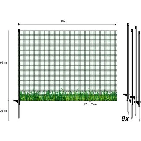 Filet Flex Petites Mailles 15 M , H 0.90 M 4 Filet Flex Petites Mailles 15 M , H 0.90 M – Image 4