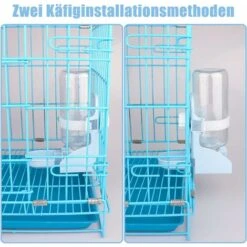 Distributeur D'eau Automatique Pour Animaux De Compagnie De 500 Ml, [bas/suspendu à Double Usage] Bouteille à Boire Pour Petit Animal Détachable Et Facile à Nettoyer, Pour Hamster Lapin Chinchilla Hér -Trixie || Flamingo Soldes Magasin 89320470 3