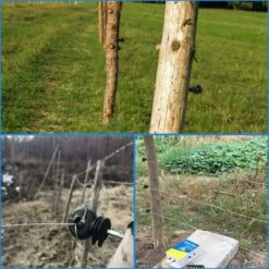 40pcs Isolateurs Annulaires Pour Clôture électrique Visser Accessoires De Clôture Électrique Pour Poteau En Bois -Trixie || Flamingo Soldes Magasin 89568534 5