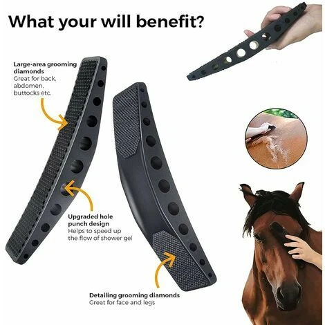 Neige-Brosse De Toilettage Pour Chevaux Brosse De Massage 6-en-1 En Crin De Cheval Massage De Toilettage Pour Chevaux,Pour Enlever Les Poils Secs Et Laches Des Chevaux Et Grands Chiens 3 Neige-Brosse De Toilettage Pour Chevaux Brosse De Massage 6-en-1 En Crin De Cheval Massage De Toilettage Pour Chevaux,Pour Enlever Les Poils Secs Et Laches Des Chevaux Et Grands Chiens – Image 3