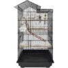 AUFUN Cage à Oiseaux Avec Jouets Pour Perroquets Divers Oiseaux 45x35.5x99cm