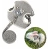 Laisse De Lapin Réglable, Laisse De Lapin Accessoires Pour Lapin Ensemble De Harnais Pour Chat Avec Laisse, Harnais Pour Animaux De Compagnie Et Laisse Pour La Marche Des Petits Animaux De Compagnie