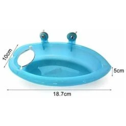 Baignoire Pour Perroquet Avec Miroir - Accessoires Pour Cage à Oiseaux - Boîte De Douche - Cage à Oiseaux - Jouet Pour Cage à Oiseaux FBX6QES3PT5 -Trixie || Flamingo Soldes Magasin 91550408 5