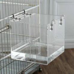 Baignoire D'Oiseau, Transparent Cube Oiseau Baignoire Boîte De Bain Douche Cage Pour Petit Oiseau Perroquet Myna Moineaux 8 Baignoire D'Oiseau, Transparent Cube Oiseau Baignoire Boîte De Bain Douche Cage Pour Petit Oiseau Perroquet Myna Moineaux -Trixie || Flamingo Soldes Magasin 91804675 4