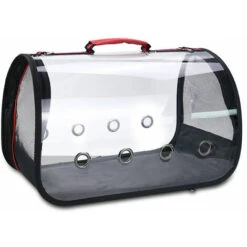 Transporteur D'oiseaux Léger, Sac à Main Respirant Transparent De Perroquet De Cage De Voyage D'oiseau De PVC,
