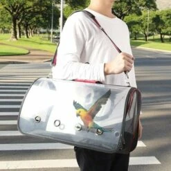 Transporteur D'oiseaux Léger, Sac à Main Respirant Transparent De Perroquet De Cage De Voyage D'oiseau De PVC, 9 Transporteur D'oiseaux Léger, Sac à Main Respirant Transparent De Perroquet De Cage De Voyage D'oiseau De PVC, -Trixie || Flamingo Soldes Magasin 92151693 5