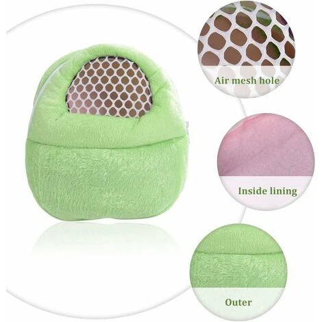 Rabais Chaud Hamster Transporteur Petit Animal Respirant Pet Sac De Transport Rat Hérisson Chiot Poche Sommeil Suspendu Sortant Sac De Voyage 3 Couleurs (Petit, Vert) 3 Rabais Chaud Hamster Transporteur Petit Animal Respirant Pet Sac De Transport Rat Hérisson Chiot Poche Sommeil Suspendu Sortant Sac De Voyage 3 Couleurs (Petit, Vert) – Image 3