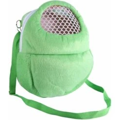 Rabais Chaud Hamster Transporteur Petit Animal Respirant Pet Sac De Transport Rat Hérisson Chiot Poche Sommeil Suspendu Sortant Sac De Voyage 3 Couleurs (Grand, Vert)