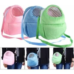 Rabais Chaud Hamster Transporteur Petit Animal Respirant Pet Sac De Transport Rat Hérisson Chiot Poche Sommeil Suspendu Sortant Sac De Voyage 3 Couleurs (Moyen, Vert) -Trixie || Flamingo Soldes Magasin 92440317 4