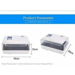 Incubateur Automatique 12/24 œufs - 24 œufs, Couveuse Incubateur œufs Retournement Automatique Incubateur Numérique D'oeufs -Trixie || Flamingo Soldes Magasin 92680319 4