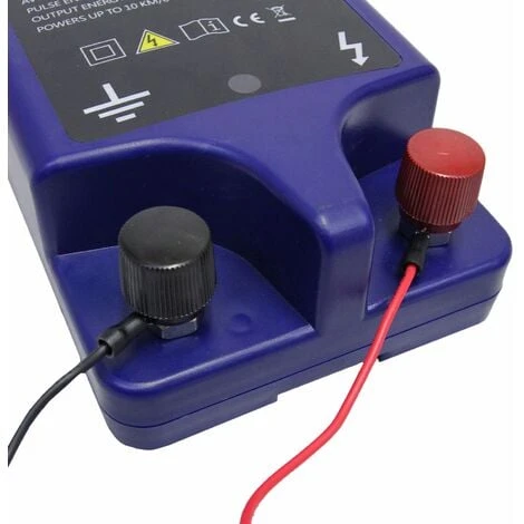 Electrificateur De Clôture Electrique 12V T-Mech Imperméable 1.0J 10KM Alimenté Par Batterie Kit De Fixation Pour Volailles, Bovins, Moutons, Chevaux 3 Electrificateur De Clôture Electrique 12V T-Mech Imperméable 1.0J 10KM Alimenté Par Batterie Kit De Fixation Pour Volailles, Bovins, Moutons, Chevaux – Image 3