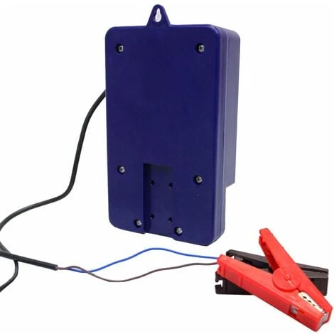 Electrificateur De Clôture Electrique 12V T-Mech Imperméable 1.0J 10KM Alimenté Par Batterie Kit De Fixation Pour Volailles, Bovins, Moutons, Chevaux 4 Electrificateur De Clôture Electrique 12V T-Mech Imperméable 1.0J 10KM Alimenté Par Batterie Kit De Fixation Pour Volailles, Bovins, Moutons, Chevaux – Image 4