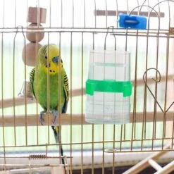 2PCS Mangeoire Oiseaux, Abreuvoir à Oiseaux Automatique Mangeoires,Oiseaux Distributeur D'eau Automatique Portable En Plastique Pour Perroquet Petit Animal Utilisation D'alimentation -Trixie || Flamingo Soldes Magasin 92929269 5