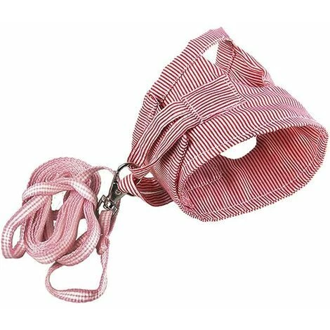 Harnais Pour Petit Animal De Compagnie Laisse De Cochon D'inde Sangle De Poitrine De Marche Pour Petit Animal (rouge)S 3 Harnais Pour Petit Animal De Compagnie Laisse De Cochon D'inde Sangle De Poitrine De Marche Pour Petit Animal (rouge)S – Image 3