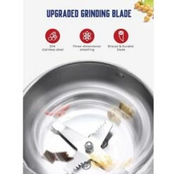 Moulin à Céréales Multifonctionnel 200W 14500rpm, Moulin à Café Ultra-Fin, 200ml Broyeur à Épices Électrique Portable, Acier Inoxydable, Parfait Pour Matières Sèches, Herbes, Café 6 Moulin à Céréales Multifonctionnel 200W 14500rpm, Moulin à Café Ultra-Fin, 200ml Broyeur à Épices Électrique Portable, Acier Inoxydable, Parfait Pour Matières Sèches, Herbes, Café -Trixie || Flamingo Soldes Magasin 93245386 3