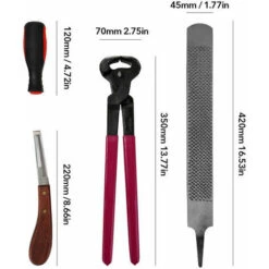 Cisailles Fer à Cheval, Grandes Limes à Dalles, équipement D'écurie - 3 Pièces/ensemble -Trixie || Flamingo Soldes Magasin 93698976 5