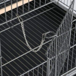 Grande Sur Pied Volière Canaries, Cage à Oiseaux Volière Amovible, Cage Sur Roulettes Pour Canaries Perroquet Perruches Et Support De Rangement, Noir 78 X 52 X 132 Cm -Trixie || Flamingo Soldes Magasin 93886295 5