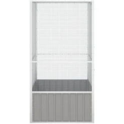 Nova Cage D'oiseau 111x107x211,5 Cm En Acier Galvanisé Diverses Couleurs Couleur : Gris -Trixie || Flamingo Soldes Magasin 94027935 4