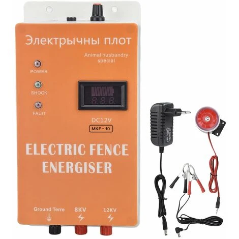 Hôte De Clôture électrique, Contrôleur D'impulsion De Clôture Extérieure 100-240V DC12V Inoffensif Pour L'élevage De Bétail 5 Hôte De Clôture électrique, Contrôleur D'impulsion De Clôture Extérieure 100-240V DC12V Inoffensif Pour L'élevage De Bétail – Image 5