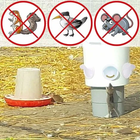 LLING Mangeoire Poules Automatique, Avec 6 Ports Et Scie Cloche, éTanche à La Pluie, Mangeoire à Poulet Sans DéChetsConvient Aux Seaux, Seaux, Boîtes, Auges, Mangeoires à Poulets Zéro Déchet 4 LLING Mangeoire Poules Automatique, Avec 6 Ports Et Scie Cloche, éTanche à La Pluie, Mangeoire à Poulet Sans DéChetsConvient Aux Seaux, Seaux, Boîtes, Auges, Mangeoires à Poulets Zéro Déchet – Image 4
