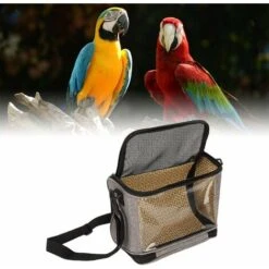 Sac De Transport D'oiseaux, Sac à Dos De Voyage D'oiseau De Cage De Voyage Respirant Léger Portatif Transparent Pour De Petits Oiseaux -Trixie || Flamingo Soldes Magasin 95967625 3