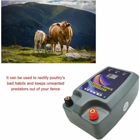 Clôture électrique Pour Bétail, Animaux, électrificateur De Clôture, Haute Puissance, 3 Modes D'alimentation Pour élevage De Volailles H241 2 Clôture électrique Pour Bétail, Animaux, électrificateur De Clôture, Haute Puissance, 3 Modes D'alimentation Pour élevage De Volailles H241 – Image 2