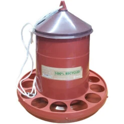 Mangeoire Plastique Recyclé 2 Kg Pour Volailles - Animallparadise