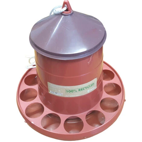 Mangeoire Plastique Recyclé 2 Kg Pour Volailles - Animallparadise 3 Mangeoire Plastique Recyclé 2 Kg Pour Volailles - Animallparadise – Image 3