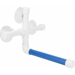 Perchoir　Perchoirs De Douche D'oiseaux, Support De Table Mural En Plastique Avec 3 Ventouses Pour Perroquet Oiseau Ara Cacatoès Africain Grays Perruche Perruche Prenant Un Jouet Pour Se Percher