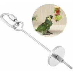 Accessoires Pour Cage Oiseau Brochette Nourriture Perroquet, Perroquet Fruits Légumes Viande Alimentaire Porte-bâton Petit Animal Huche Cage Foraging Toy Perroquets Traiter Outil (S)