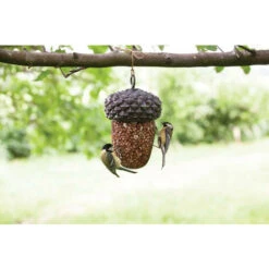 Mangeoire à Oiseaux En Forme De Gland FB389 Esschert Design L 14 X L 14 X H 22,2 Cm