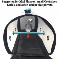 Cage De Transport Pour Oiseaux En PVC Transparent Respirant Avec Bâton En Bois，Superma -Trixie || Flamingo Soldes Magasin 96949023 5