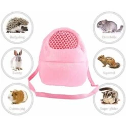 Sac De Transport Pour Animal Domestique, Hamster, Hamster, Sac De Voyage Respirant Avec Bandoulière Pour Petits Animaux De Compagnie, Hérisson, écureuil, Lapin (Rose) Taille S -Trixie || Flamingo Soldes Magasin 97440859 4