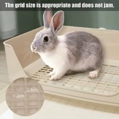 Grande Toilette Pour Lapin Avec Tiroir, Toilette Pour Animaux De Compagnie Toilette D'Angle Pour Formateur De Pot -Trixie || Flamingo Soldes Magasin 97535788 5