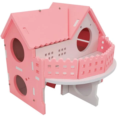 Hamster Hideout, Assemblez Hamster Hut Villa, Cage Habitat Decor Accessories, Play Toys For Hamster Hamster Bedroom 1 Hamster Hideout, Assemblez Hamster Hut Villa, Cage Habitat Decor Accessories, Play Toys For Hamster Hamster Bedroom