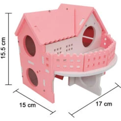 Hamster Hideout, Assemblez Hamster Hut Villa, Cage Habitat Decor Accessories, Play Toys For Hamster Hamster Bedroom 9 Hamster Hideout, Assemblez Hamster Hut Villa, Cage Habitat Decor Accessories, Play Toys For Hamster Hamster Bedroom -Trixie || Flamingo Soldes Magasin 97538453 5