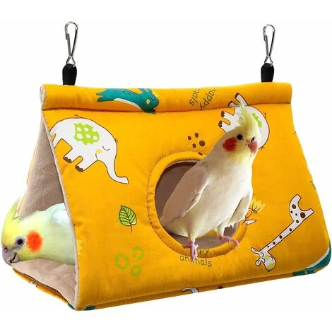 Volière À Suspendre En Velours Chaud Pour L'Hiver - Pour Perroquets, Perruches, Cacatoès, Tourtereaux, Pinsons, Canaris 1 Volière À Suspendre En Velours Chaud Pour L'Hiver - Pour Perroquets, Perruches, Cacatoès, Tourtereaux, Pinsons, Canaris