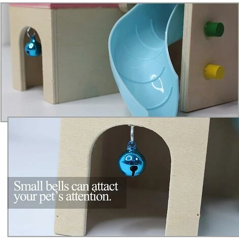 Maison De Hamster Pour Animal De Compagnie Avec échelle D'escalade Amusante, Cabane En Bois, Jouets à Mâcher Pour Petits Animaux Comme Le Hamster Nain Et La Souris 5 Maison De Hamster Pour Animal De Compagnie Avec échelle D'escalade Amusante, Cabane En Bois, Jouets à Mâcher Pour Petits Animaux Comme Le Hamster Nain Et La Souris – Image 5